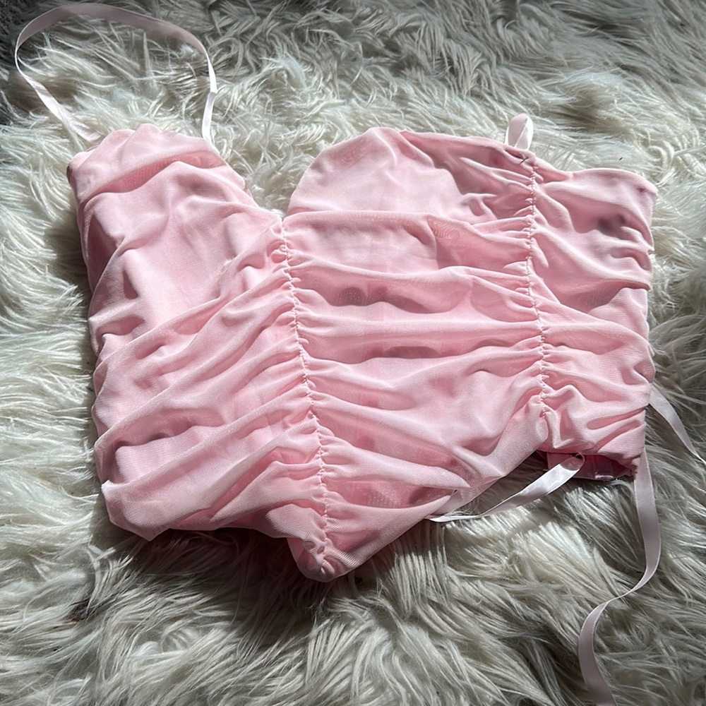 pink corset